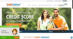 Desktop Screenshot of creditsudhaar.com